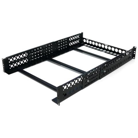 " Staffe Universali regolabili in profondità per Armadi e Rack da 19"" - 2U" - Foto 1