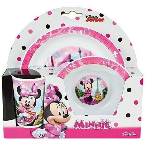 Servizio Da Tavola Minnie 3 Pezzi Bianco - Foto 2