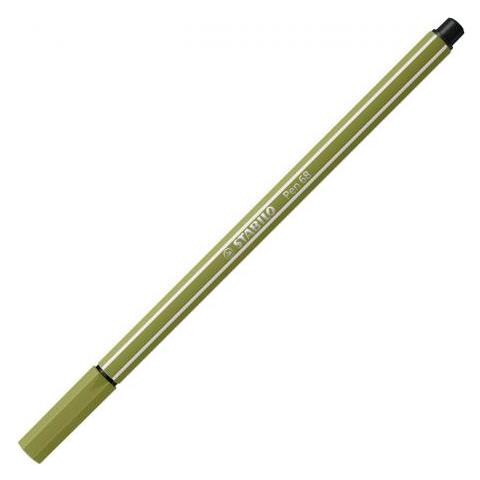 Pen 68 Pennarello Tratto 1 Mm Verde Muschio Conf 10 Pz. - Foto 1