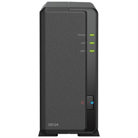 NAS DiskStation DS124 Collegamento Ethernet LAN Realtek RTD1619B 4 Core 1 GB DDR4 non-ECC Bay 1x 3.5" SATA HDD (Dischi NON Inclusi) - Foto 1
