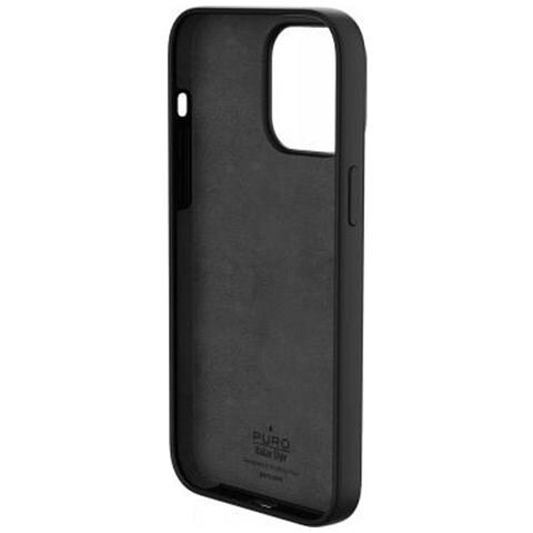 Cover Icon In Silicone Per Iphone 14 Pro Compatibile Con Magsafe, Nero - Foto 2
