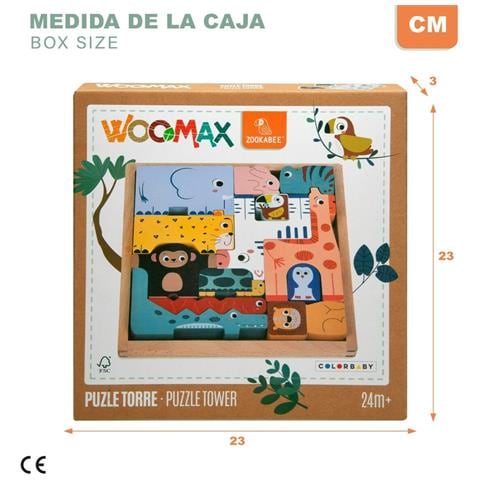 Puzzle Animali Woomax + 2 Anni (6 Unità) - Foto 2