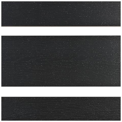 Tavolo Da Giardino Alluminio Anodizzato Nero E Argento 180 X 90 Cm Vernio - Foto 2