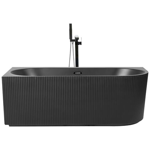 Vasca Da Bagno Angolare Gocta Lato Destro 170 X 80 Cm Nero - Foto 2