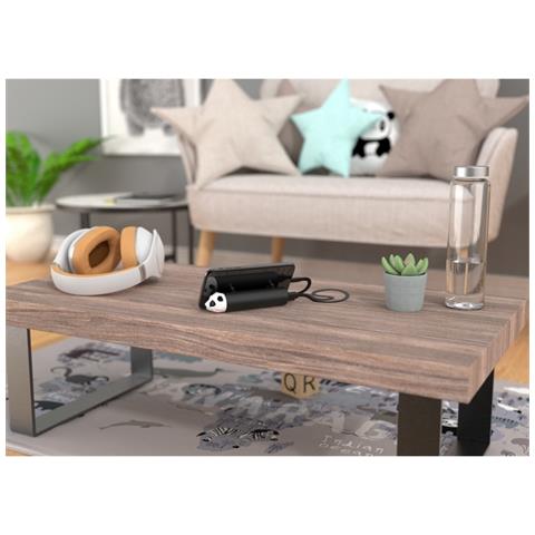 Batteria Esterna 4800mah Panda Compatta E Potente, Nero - Foto 4
