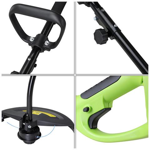 Decespugliatore Elettrico 1000w Taglio 32cm Tagliaerba Tagliabordi Rasaerba - Foto 2