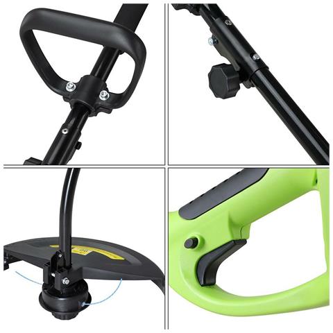 Decespugliatore Elettrico 1000w Taglio 32cm Tagliaerba Tagliabordi Rasaerba - Foto 5