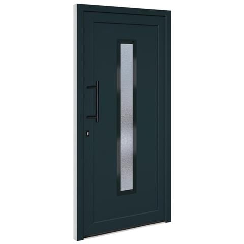 Porta Ingresso Antracite 98x200 Cm In Pvc - Foto 1