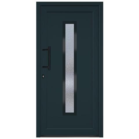 Porta Ingresso Antracite 98x200 Cm In Pvc - Foto 2