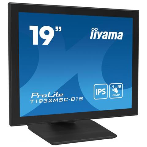 Prolite T1932msc-b1s Monitor Pc 48,3 Cm (19"") 1280 X 1024 Pixel Full Hd Led Touch Screen Da Tavolo Nero - Foto 2