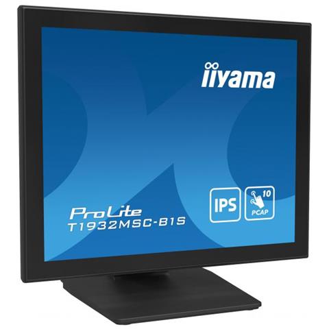 Prolite T1932msc-b1s Monitor Pc 48,3 Cm (19"") 1280 X 1024 Pixel Full Hd Led Touch Screen Da Tavolo Nero - Foto 3