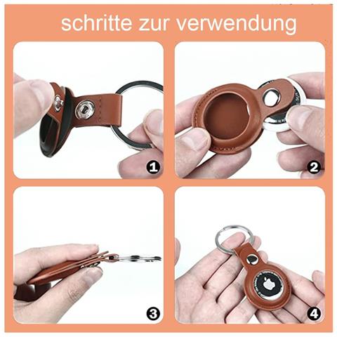 Custodia Protettiva Per Supporto Airtag In Confezione Da 2 Multicolor - Foto 2