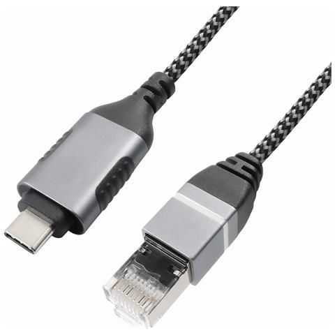 Cavo Usb-c Maschio A Ethernet Rj45 Maschio 7,5m - Foto 3