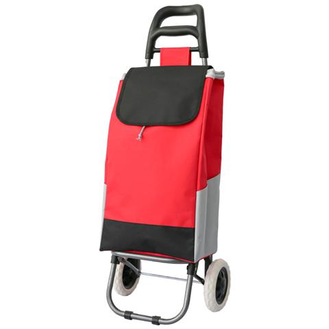 Carrello Spesa Con Ruote Trolley Portaspesa Con Manico Corrado Carrello Rosso - Foto 1