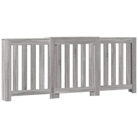 Copertura Termosifone Grigio Sonoma 205x21,5x83,5cm Multistrato - Foto 1