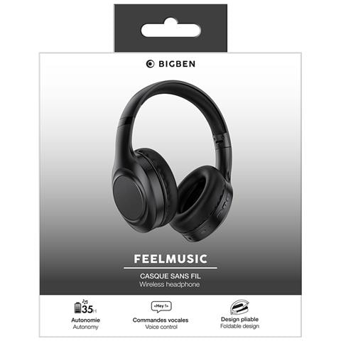 Cuffia Audio Circumaurale Bluetooth 5.3 Impermeabile, Nero - Foto 5