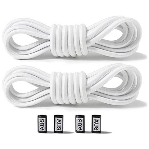 Lacci Per Scarpe Senza Lacci Lacci Elastici 2 Paia White - Foto 1