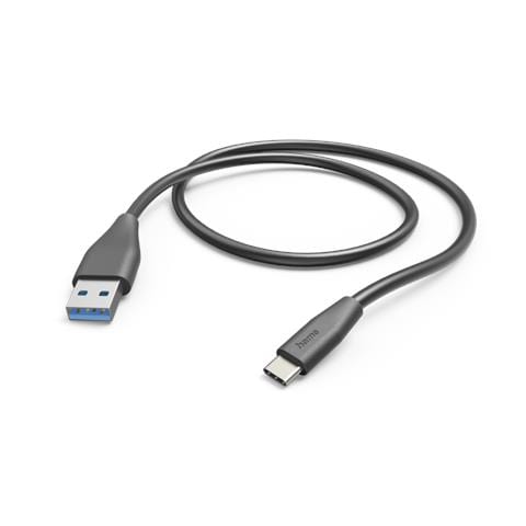 Usb-a To Usb-c Quick Charging Cable, Usb 2.0, 1.5 Metre, Black - Foto 1