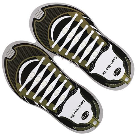 Lacci Per Scarpe In Silicone - Lacci Elastici Senza Lacci Per Scarpe Da Ginnastica White - Foto 3