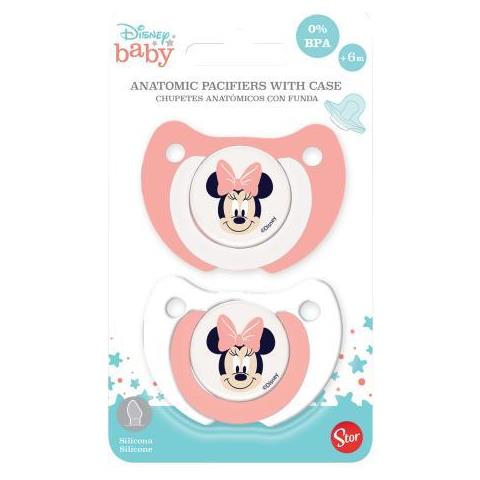 Set 2 Pz Succhietti Anatomici Minnie 6+ Mesi - Foto 2