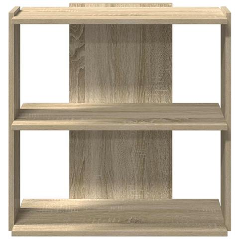 Libreria 3 Ripiani Rovere Sonoma 60x30x60 Cm Legno Multistrato - Foto 3