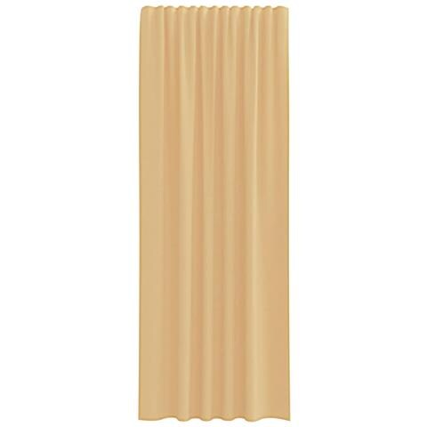 Tende In Voile Con Tasche Per Aste 2 Pz Sabbia - Foto 2