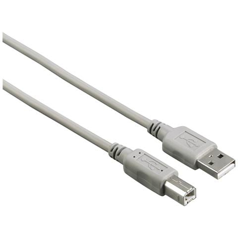 00200902 cavo USB USB 2.0 5 m USB A USB B Grigio - Foto 1