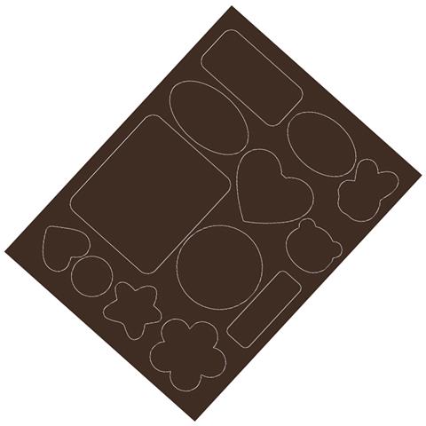 Toppe Per Riparazione Piumini, Toppe Termoadesive Per Abbigliamento, 10 Pezzi Coffee  Modello 1 - Foto 2