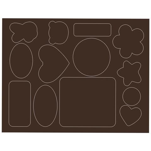 Toppe Per Riparazione Piumini, Toppe Termoadesive Per Abbigliamento, 10 Pezzi Coffee  Modello 1 - Foto 3