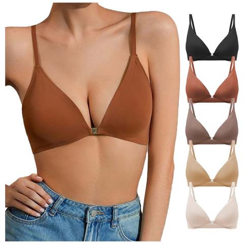 Reggiseno Wireless Senza Cuciture Con Chiusura Frontale L - Foto 5