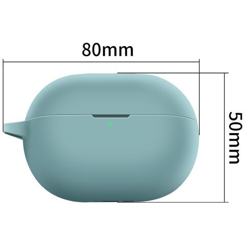 Custodia In Silicone Con Moschettone Per Auricolari Compatible With Huawei Freebuds Pro 4/pro 3 - Protezione Antiurto Green - Foto 2