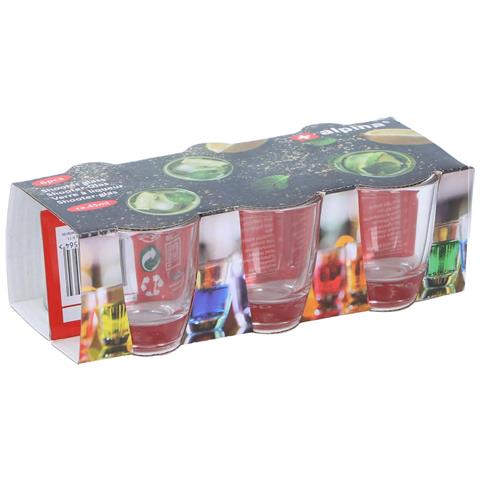 Confezione Da 6 Bicchierini Da Shot 45ml Compatibili Bevande Alcoliche Resistenti, Trasparente - Foto 2