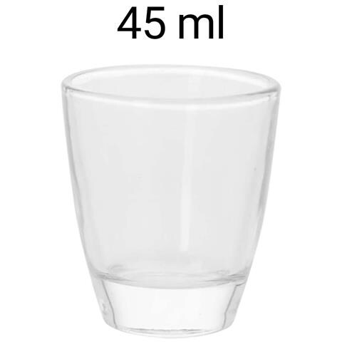 Confezione Da 6 Bicchierini Da Shot 45ml Compatibili Bevande Alcoliche Resistenti, Trasparente - Foto 4