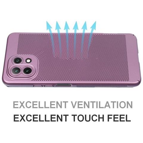 Custodia Back Cover Shell Rigida Antiscivolo Traforata Per Xiaomi Redmi Note 14 4g Purple - Foto 2