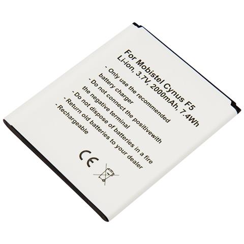 Batteria Di Ricambio Per Smartphone Mobistel Cynus F5 Li-ion 3.7v 2000mah 7.4wh - Foto 1