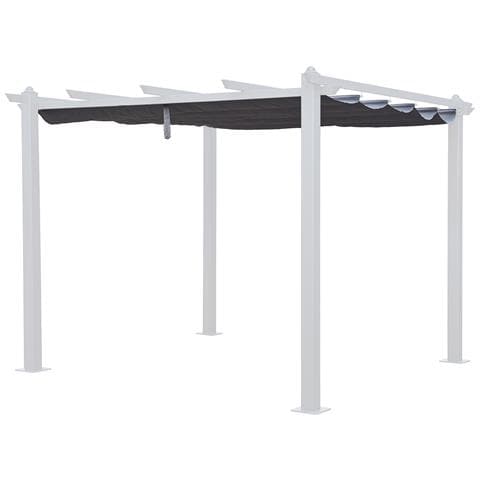 Copertura Per Pergola Autoportante 3 × 3m Cassis Grigio - Foto 2
