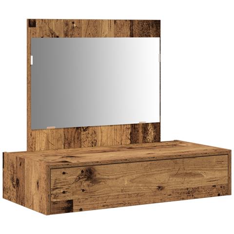 Specchiera da parete Legno antico 83x40x70 cm - Foto 1