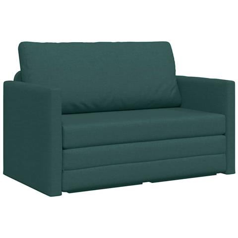 Divano letto Verde scuro 124 x 71 x 78 cm Tessuto - Foto 1