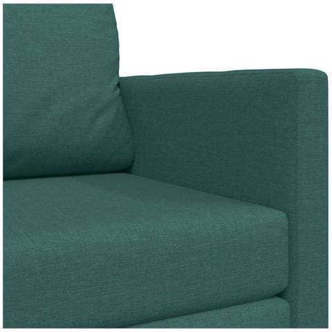 Divano letto Verde scuro 124 x 71 x 78 cm Tessuto - Foto 9