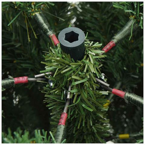Albero di Natale Artificiale con Rami Pieghevoli Verde 240 cm - Foto 9