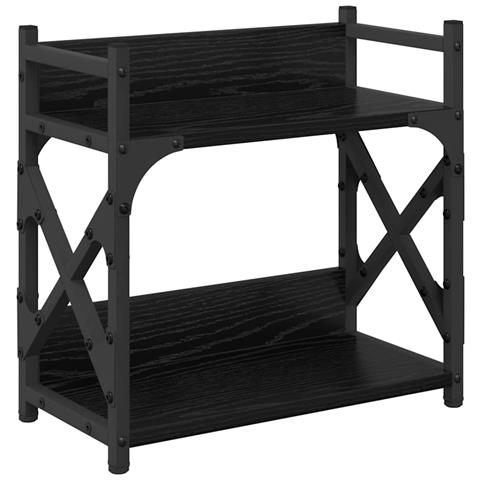 Supporto per Stampante Rovere Nero 40 x 20 x 40 cm - Foto 1