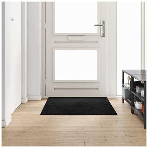 Runner in Moquette Nero 100 x 150 cm 100% Polipropilene Tuft - Foto 2