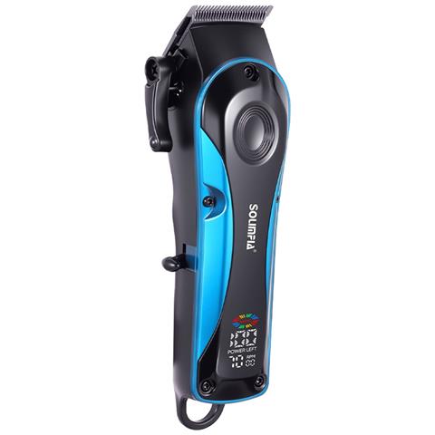 Tagliacapelli Elettrico Con Display Digitale Led - Regolabarba Professionale Senza Fili Blue - Foto 2