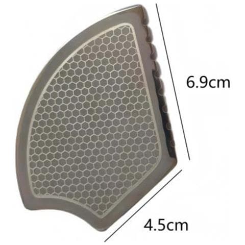 Coltello Per Fascia In Acciaio Inossidabile - Design A Nido D'ape Con Bordo Arcuato Per Rilassamento Muscolare E Mobilizzazione Dei Tessuti Molli - Foto 3
