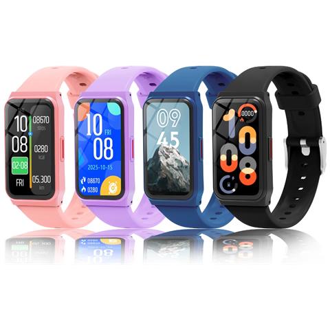 Smartwatch Multifunzionale Con Monitoraggio Frequenza Cardiaca E Ossigeno Nel Sangue, Compatibile Con L'app Hry Fine Blue - Foto 7