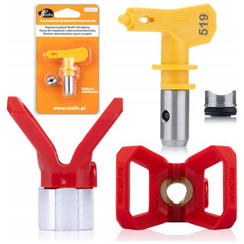 Set Di Accessori Per Verniciatura - Ugello Ultra Spray Modello 519 E Protezione | Compatibile Con Pistole Verniciatura 7/8'' | Alta Precisione E Durata - Foto 1