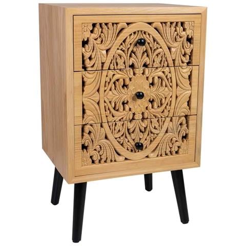 Tavolino In Legno Marrone 42x36.5x71 - Foto 1