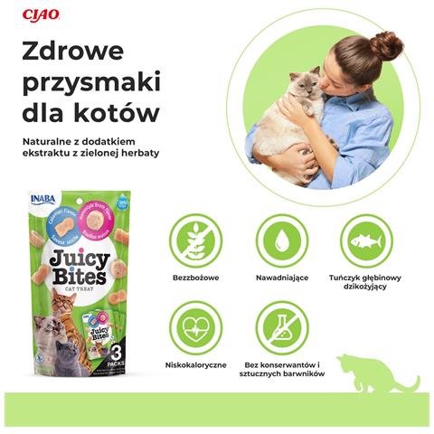 Juicy Bites Homestyle Brodo E Calamari - Bocconcini Per Gatti - 3x11,3 G - Foto 1