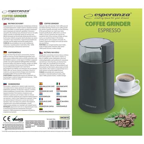 Ekc001k Macinacaffè Nero 160 W - Foto 2