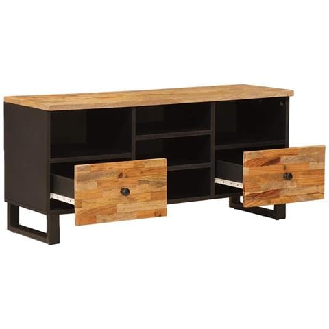 Mobile TV con cassetto Corona Marrone 100 x 33 x 46 cm - Foto 2